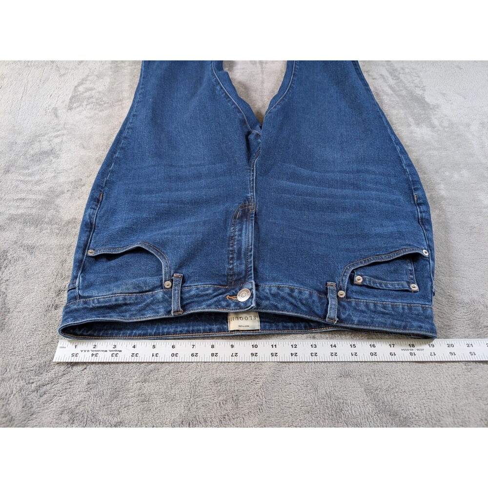 Eloquii Jeans Womens 16 Blue Stretch Flare Denim High Rise Casual Boho Trendy - Picture 9 of 12